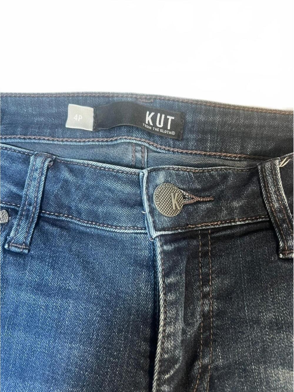KUT From the Kloth Jeans Women’s 4P Petite Medium Wash Stretch Denim